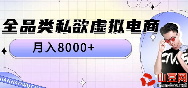 全品类私域虚拟电商 月入8000+保姆级教程